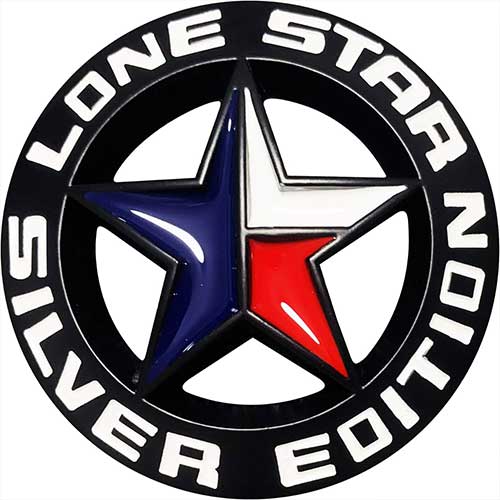 Lone Star Silver Edition Badge