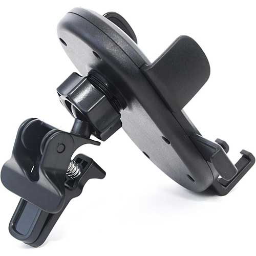 Car air vent Phone Holder adjustable Stable fits all smartphones- Black ZD