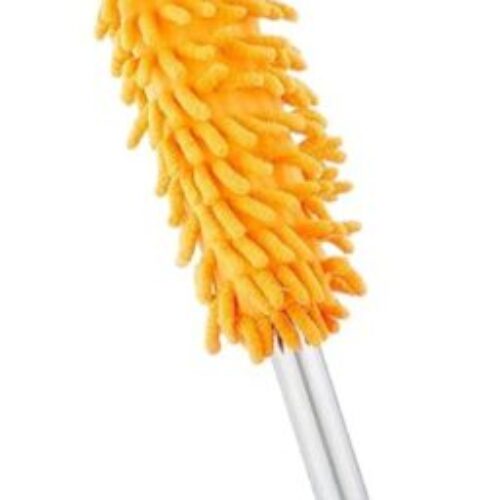 Car Cleaning Brush – Orange and Silver