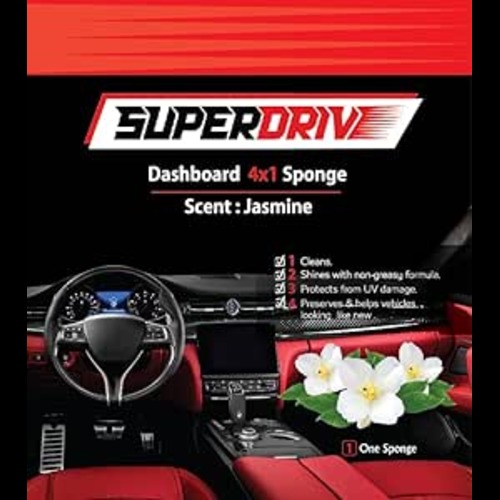 Super Drive Sponge 4 In 1  Dashboard & Leather polish -Jasmine