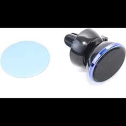 Magnetic Car Phone Holder, Universal Mobile Phone Holder, Smartphone, 360° Adjustable Air Vent -Black * Blue